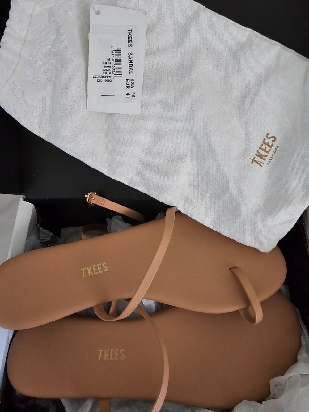 Tkees Nude Flip Flop Sandals Size 10 – Never Worn – Box + Dust Bag – Saks